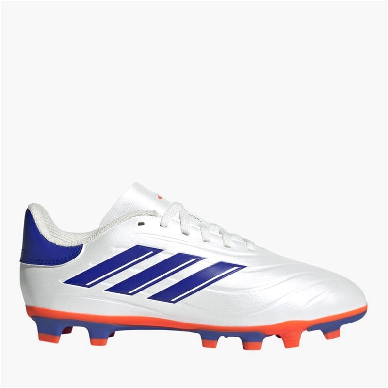 adidas Junior fodboldstøvler Copa Pure 2 Club Advancement Pack FG firm ground - Cloud White/Lucid Blue/Solar Red