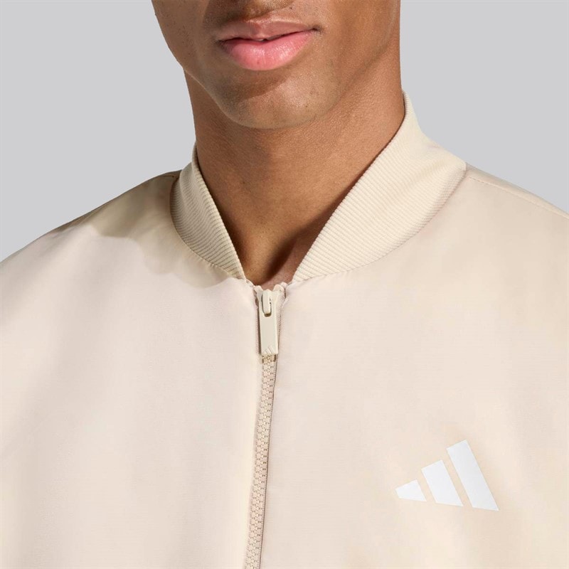 adidas Herre stadium bomberjakke - Crystal Linen - Billede 3