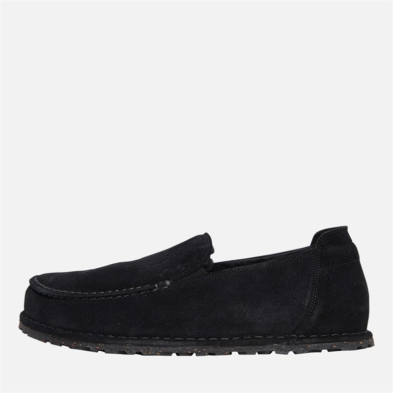 Birkenstock Herre utti shearling mokassins hjemmesko - Sort