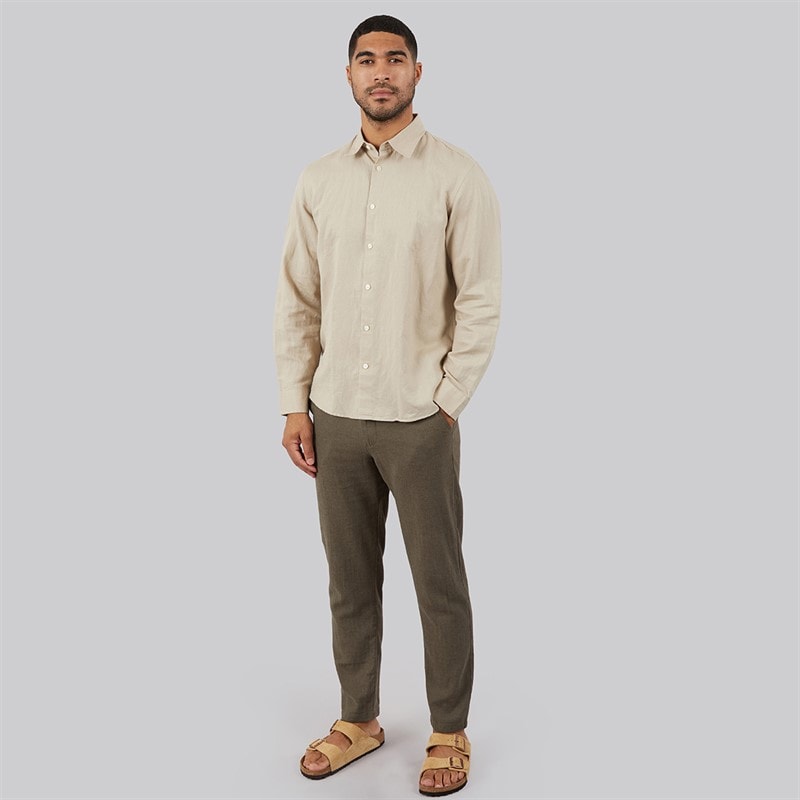 Herre claus langærmet skjorte Pure Cashmere - Billede 3