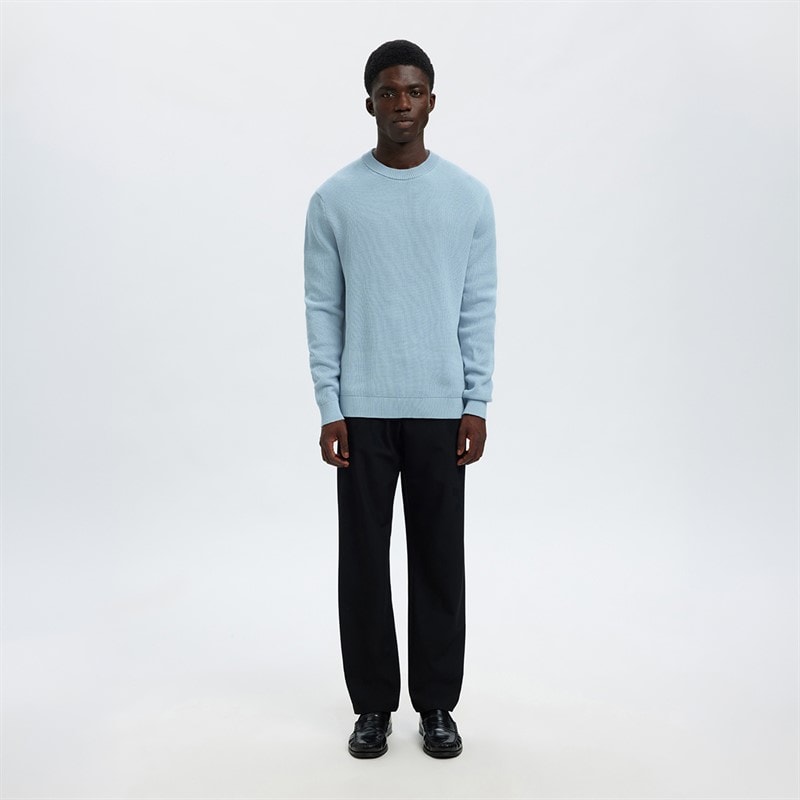Herre dane crew neck jumper Dusty Blue - Billede 2