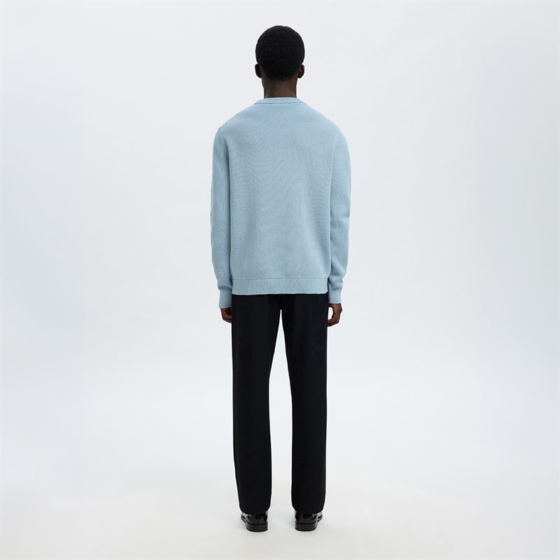 Herre dane crew neck jumper Dusty Blue - Billede 3