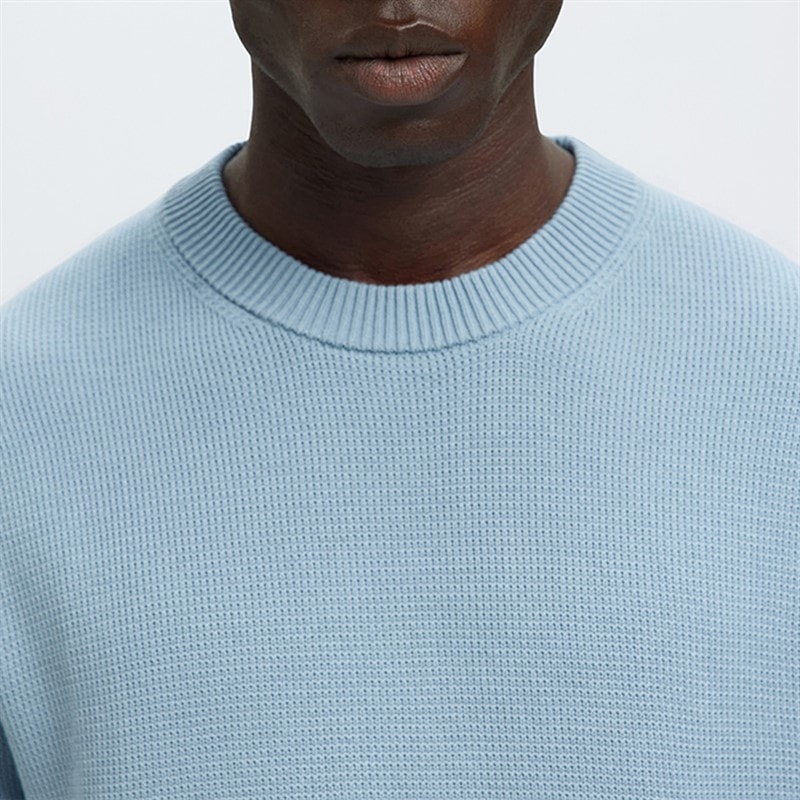 Herre dane crew neck jumper Dusty Blue - Billede 4