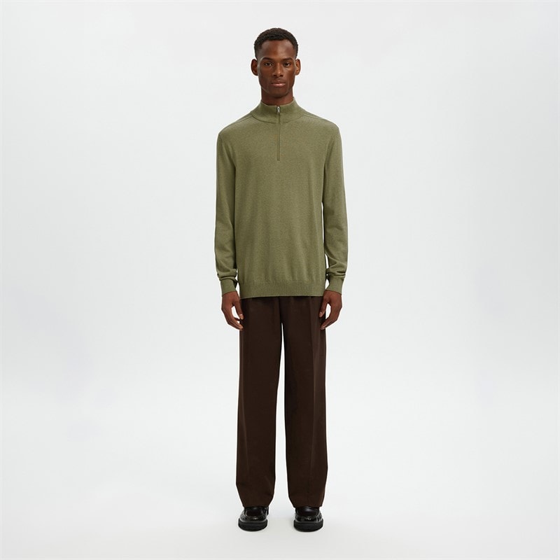 Herre berg half zip jumper Deep Lichen Green - Billede 2