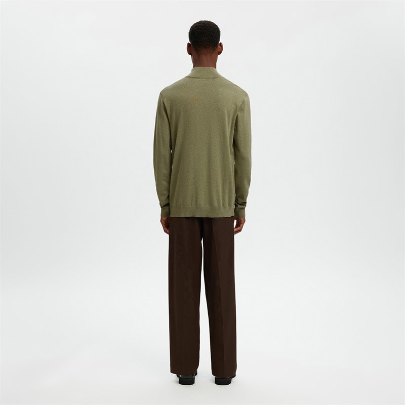 Herre berg half zip jumper Deep Lichen Green - Billede 3