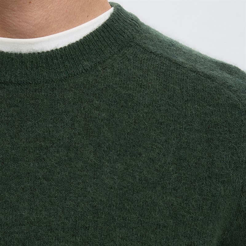Herre rai rundhalset sweater Deep Forest - Billede 4