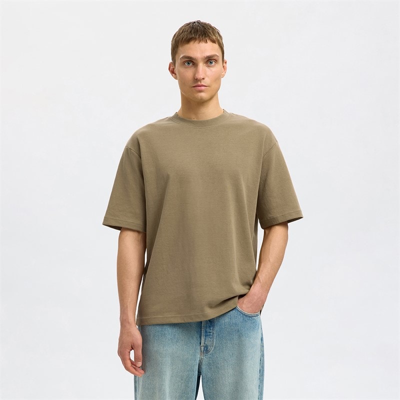 Herre oscar slub t-shirt Kelp - Billede 1