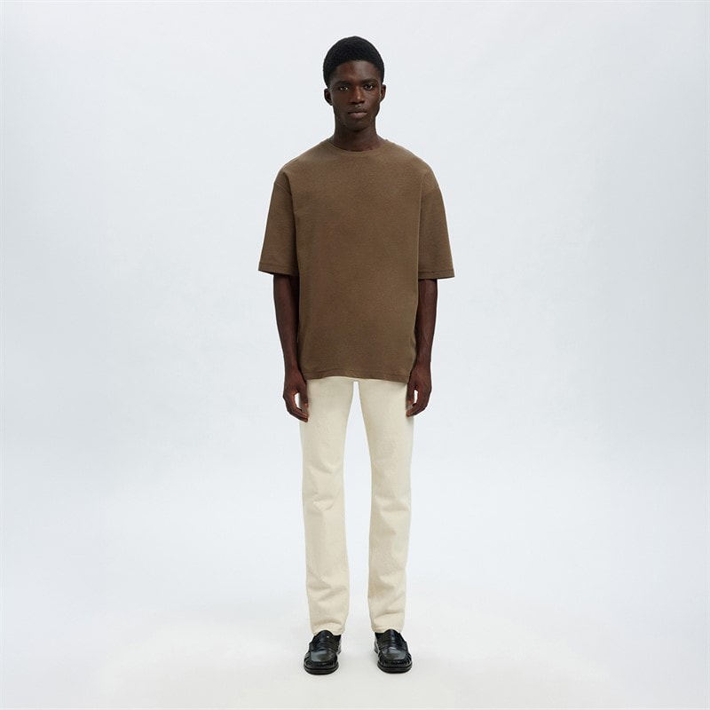 Herre oscar slub t-shirt Chocolate Chip - Billede 2