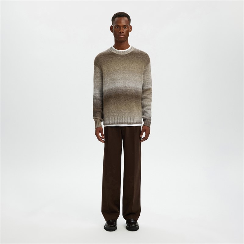 Herre gaard afslappet crew neck jumper Chinchilla - Billede 2