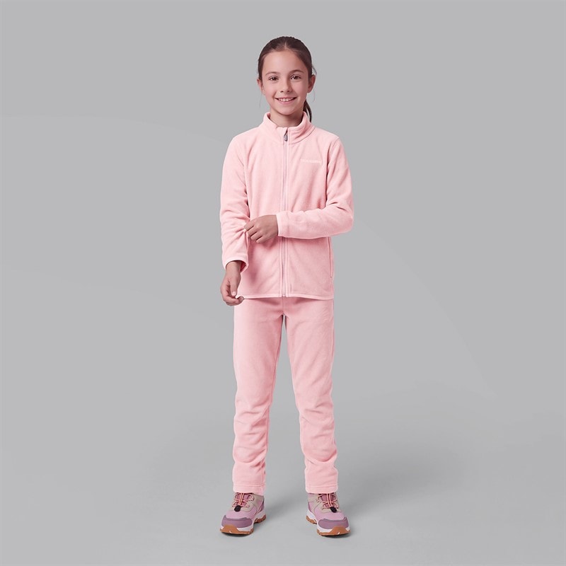 Piger fleece sæt Pink - Billede 4