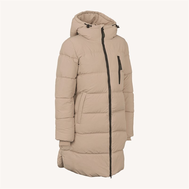 Dame gunilla frakke Sand - Billede 4