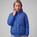 Dame ZINK lily puffer Blå
