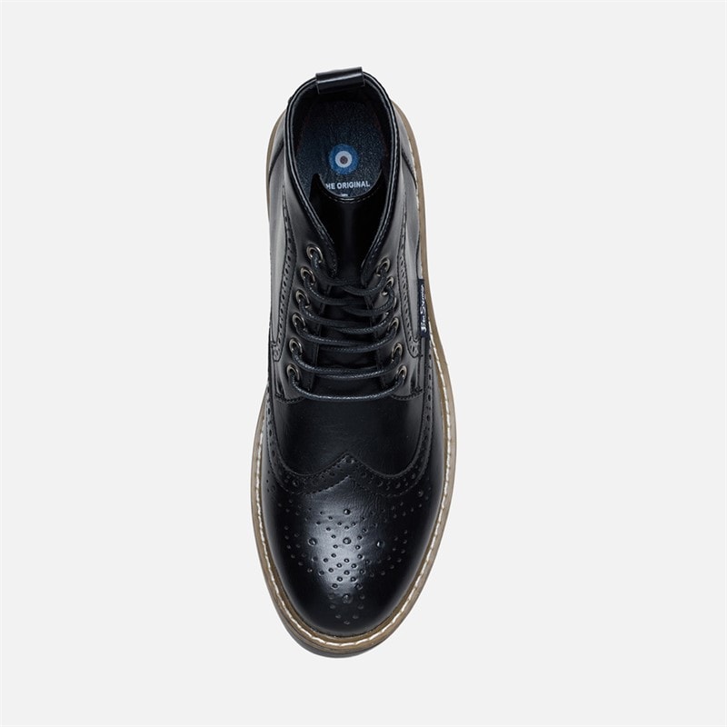 Herre templeton brogue-støvler Sort - Billede 3