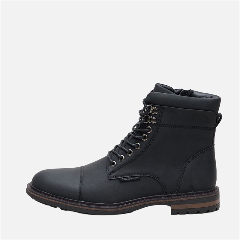 Herre bonneville brogue støvler Sort - Billede 1