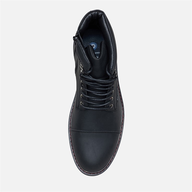 Herre bonneville brogue støvler Sort - Billede 3