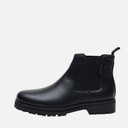Herre chesterley chelsea-støvler Sort Grain/Sort Sole