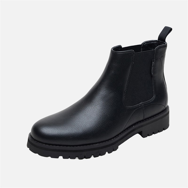 Herre chesterley chelsea-støvler Sort Grain/Sort Sole - Billede 2