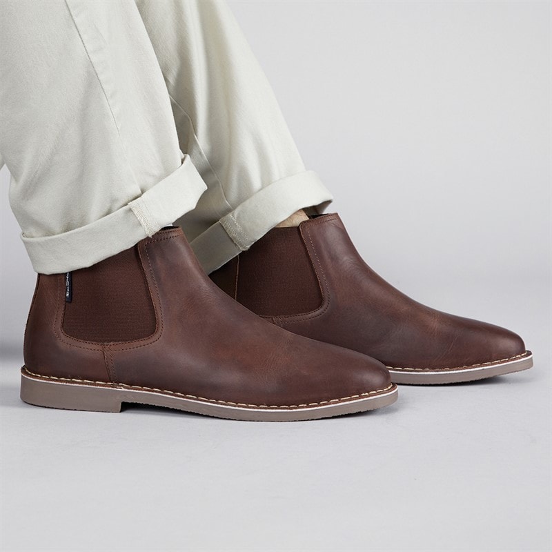 Herre garcia læder chelsea-støvler Brown Leather - Billede 2