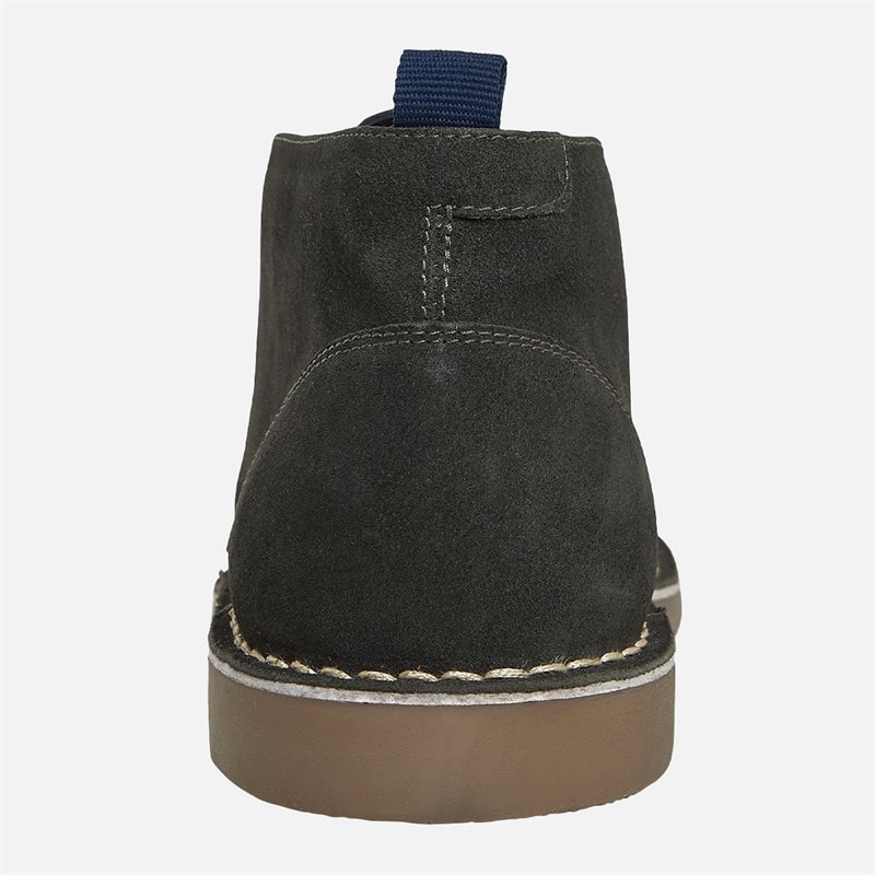 Herre hemmings ruskind chukka-støvler Grey Suede - Billede 3
