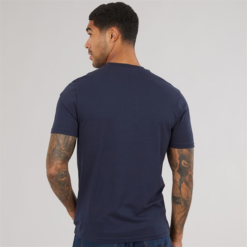 Herre core stripe t-shirt Mørk Navy - Billede 2