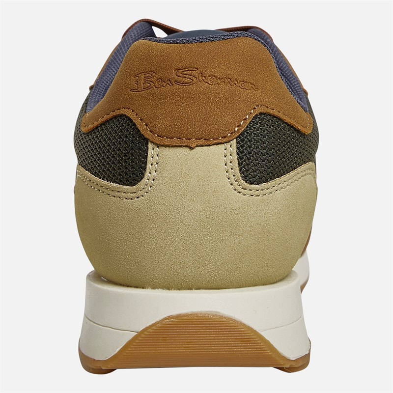 Herre cruiser trainers Grøn/Brun - Billede 3
