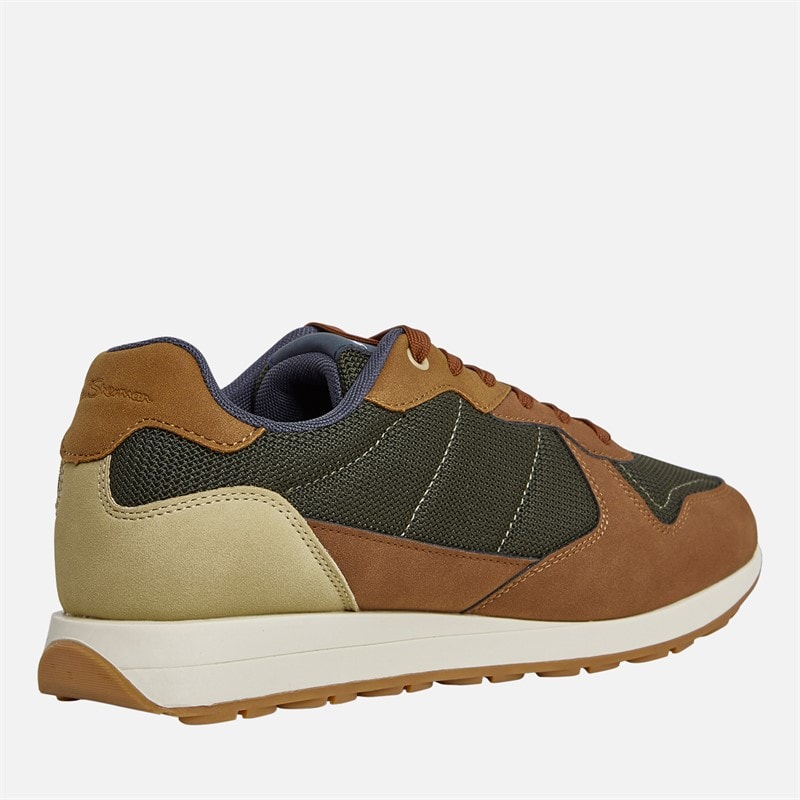 Herre cruiser trainers Grøn/Brun - Billede 5