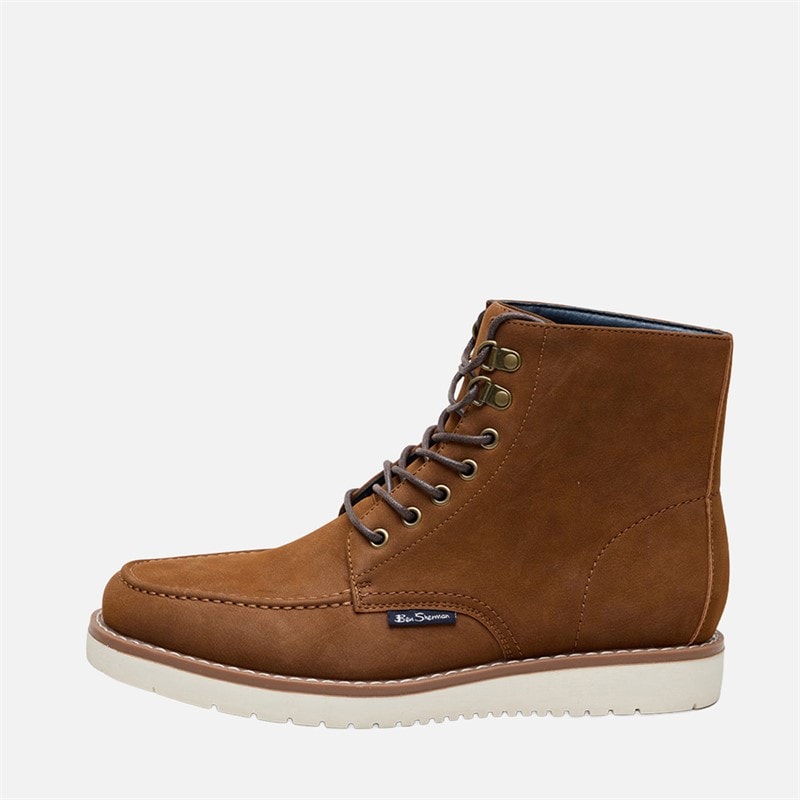 Herre convoy støvler Beige - Billede 1