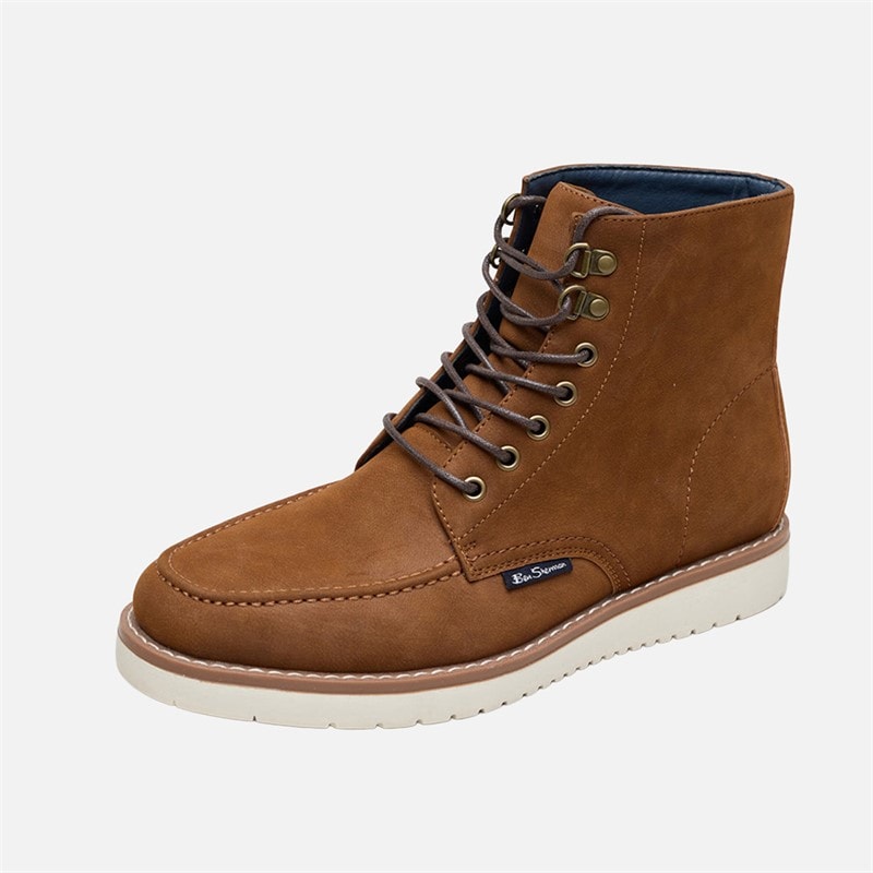Herre convoy støvler Beige - Billede 2