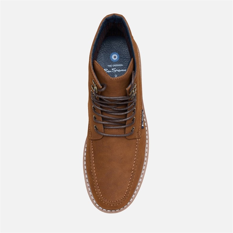 Herre convoy støvler Beige - Billede 3