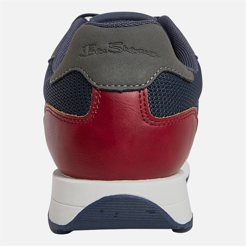 Herre cruiser trainers Navy/Grå/Rød - Billede 3