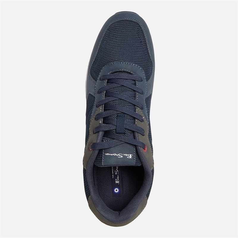 Herre cruiser trainers Navy/Grå/Rød - Billede 4