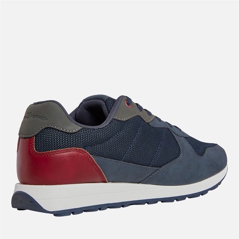 Herre cruiser trainers Navy/Grå/Rød - Billede 5