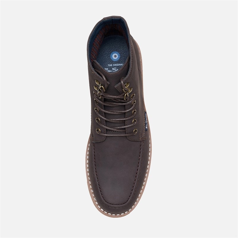 Herre convoy støvler Chocolate Brown - Billede 3