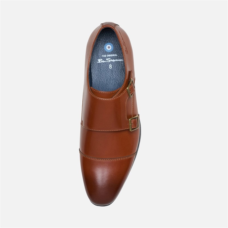 Herre rick monk sko Beige - Billede 3