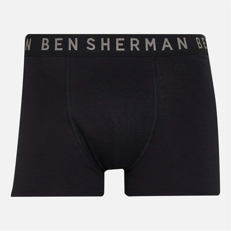 Herre syv-pak boksershorts Sort/Hvid - Billede 2