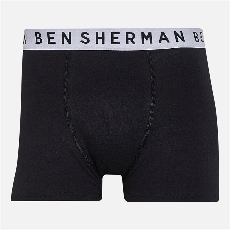 Herre syv-pak boksershorts Sort/Hvid - Billede 3