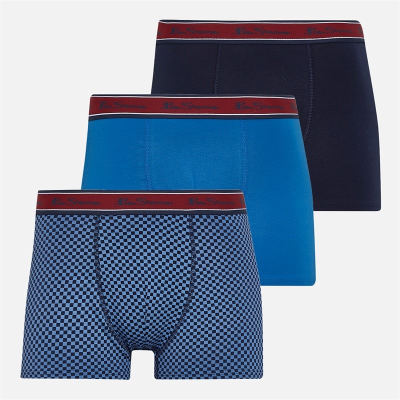 Herre trepak badebukser Checker/Plain - Billede 1