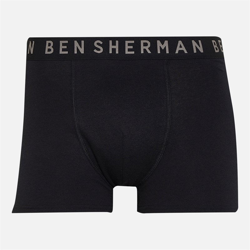 Herre syv-pak boksershorts Sort/Grå - Billede 2