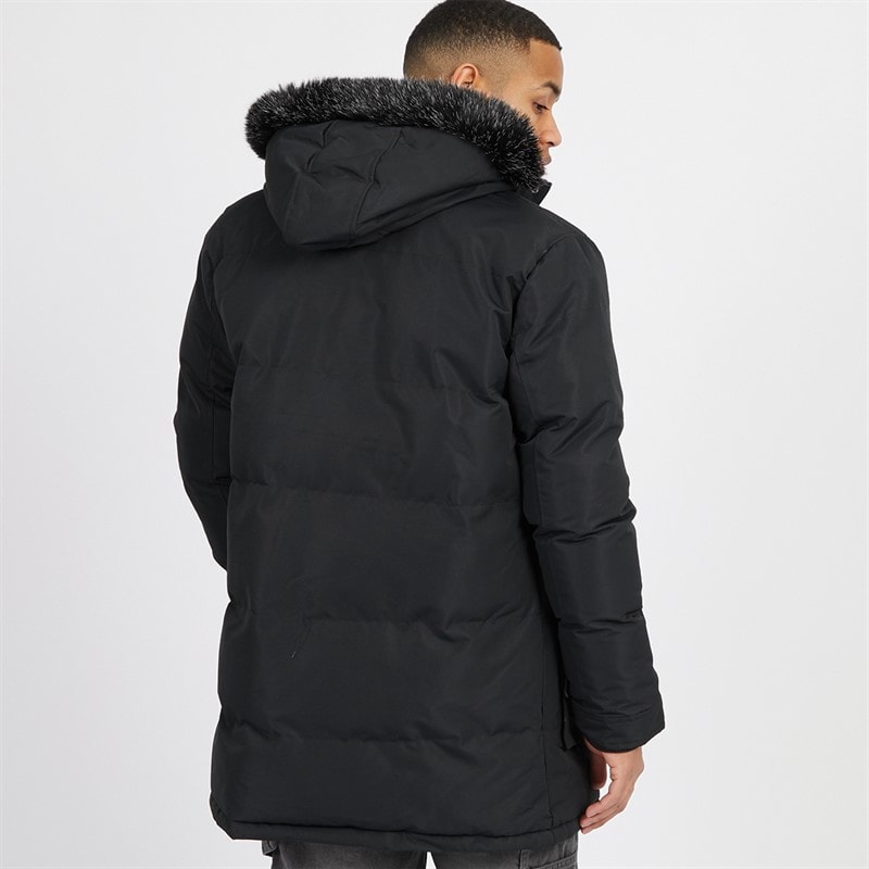 Herre jethrow tech lang parka Sort - Billede 2