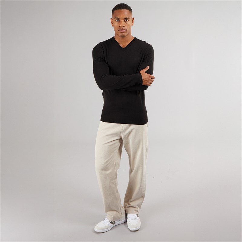 Herre celestial v-hals jumper Sort - Billede 4