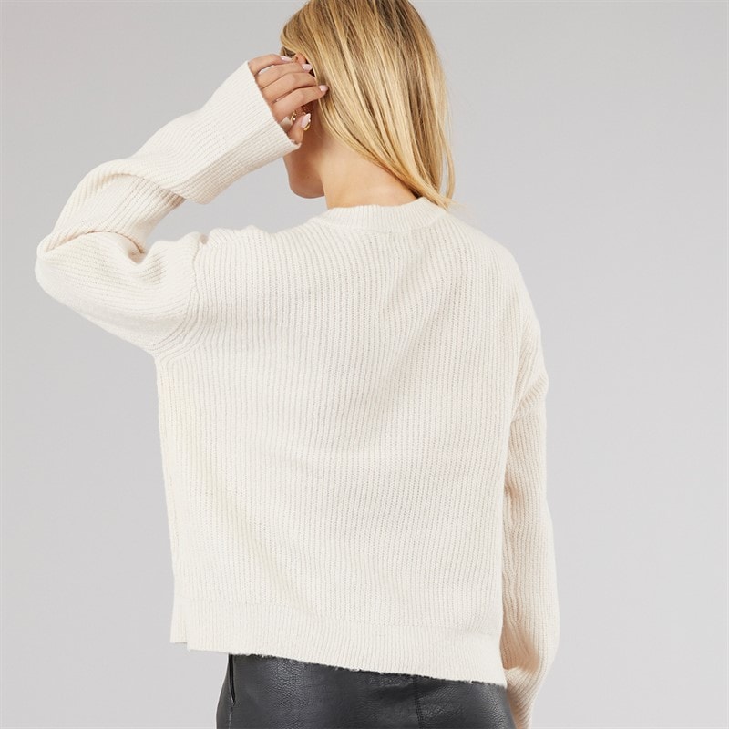 Dame miya fisherman cardigan Oatmeal - Billede 2