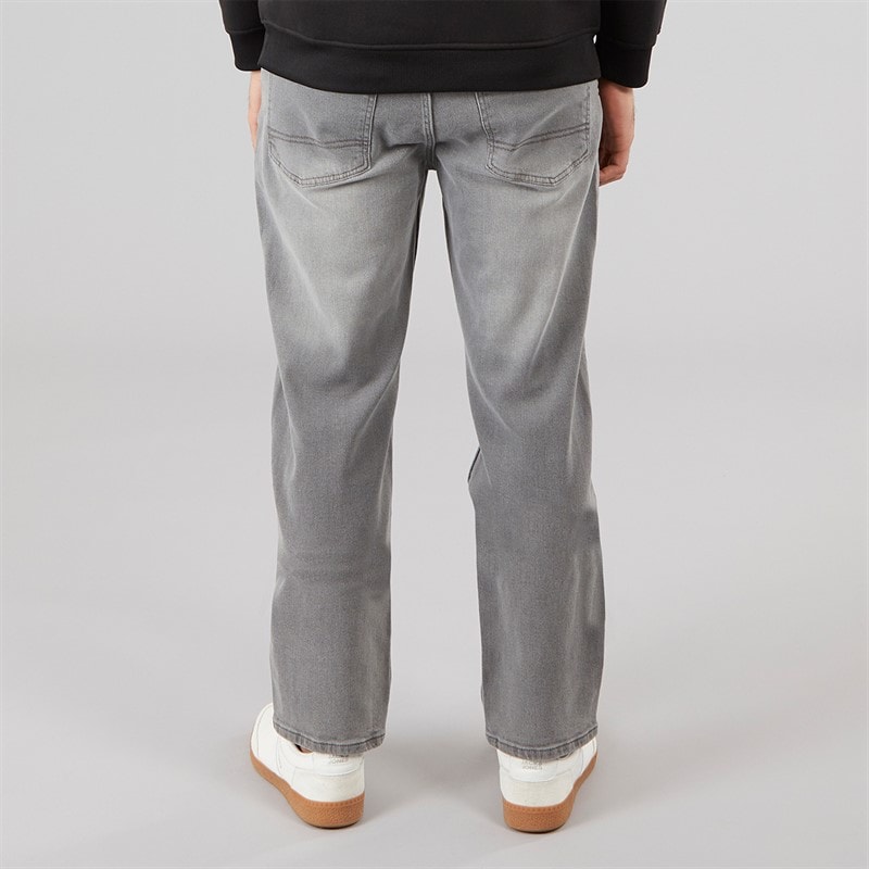 Herre straight fit denimjeans Greywash - Billede 2