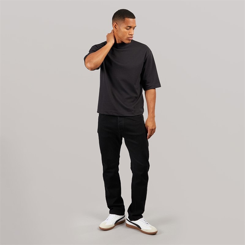 Herre slim fit denimjeans Blackwash - Billede 3