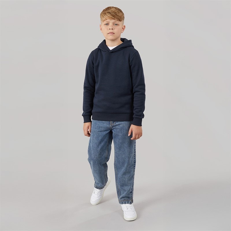 Drenge pitch løstsiddende jeans Mid Blue - Billede 4