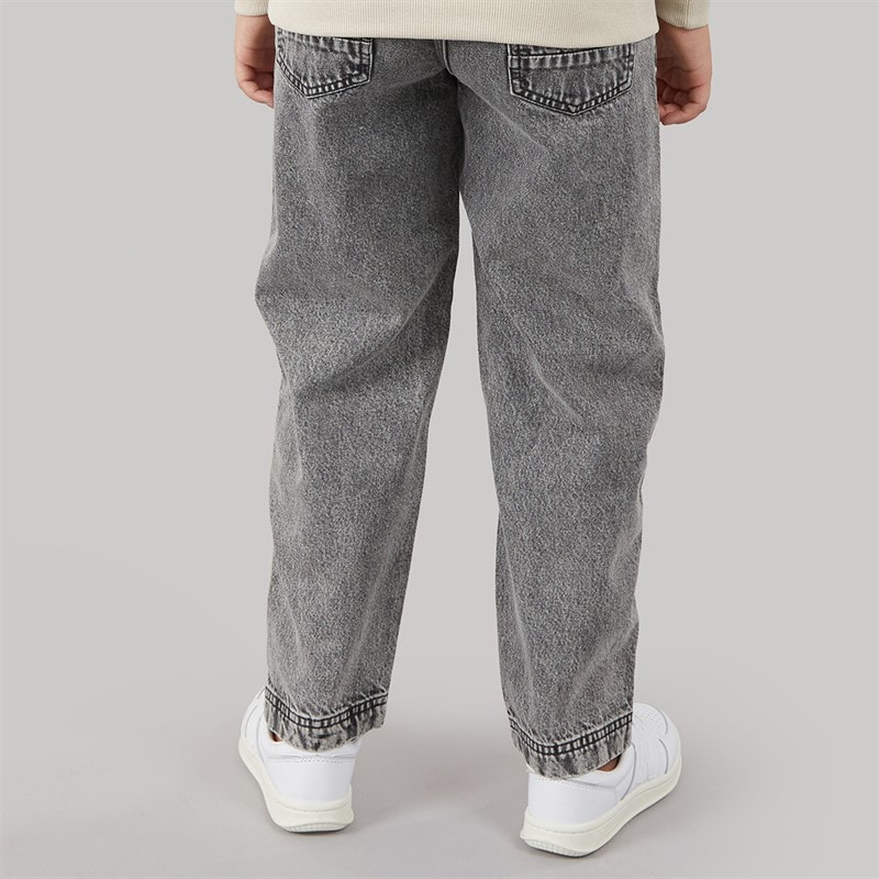 Drenge pitch løstsiddende jeans Acid Grey - Billede 2