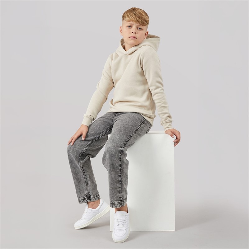 Drenge pitch løstsiddende jeans Acid Grey - Billede 4