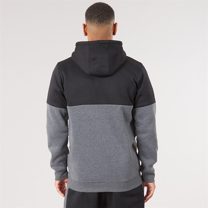 Herre creevy hættetrøje Sort/Dark Charcoal Marl - Billede 2