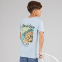 Drenge solaro t-shirt Hellblå/Multi-Colour