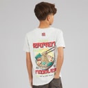 Drenge scran t-shirt Ecru Marl/Multi Colour