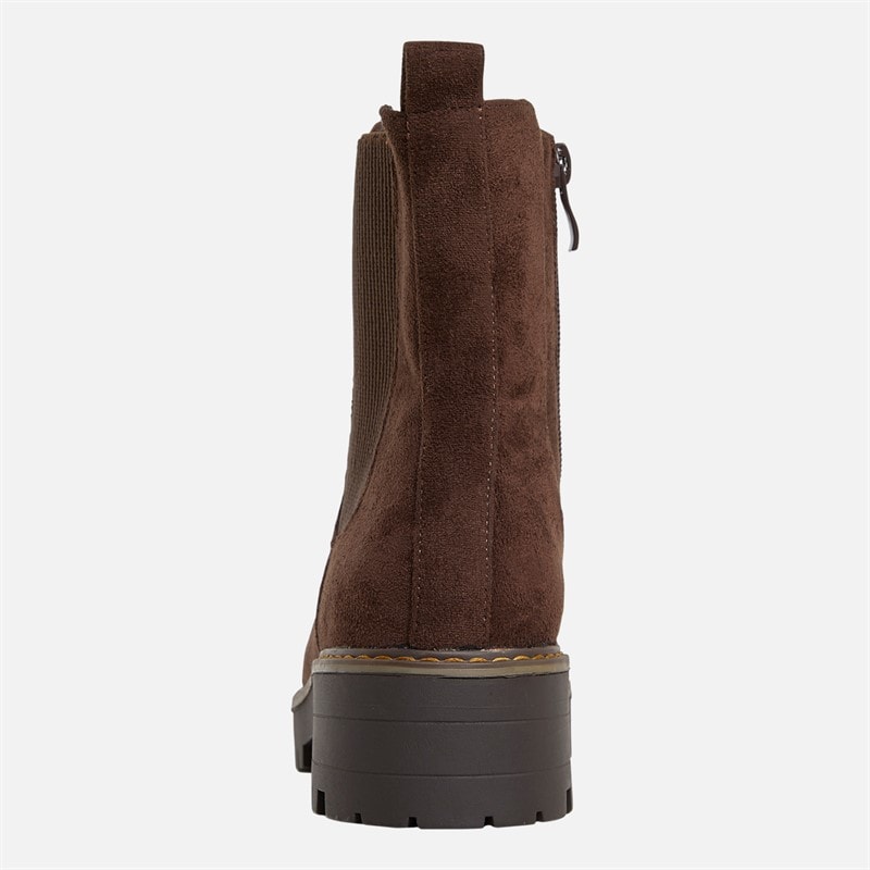 Dame sam chelsea-støvler Chocolate Brown - Billede 3